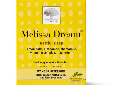 New Nordic Melissa Dream 40 tablets Supply