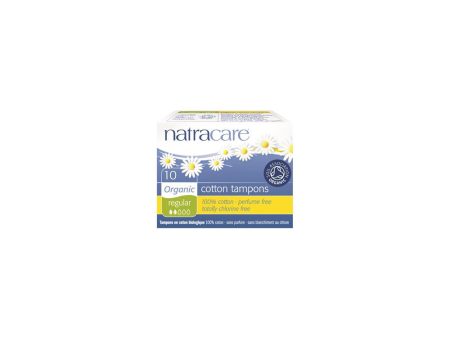 Natracare Organic Non-Applicator Tampons Regular x 10 Online