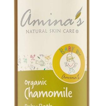 Amina s Natural Skincare Organic Baby Bath & Massage Oil With Chamomile 250ml Fashion