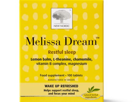 New Nordic Melissa Dream 100 tablets Discount