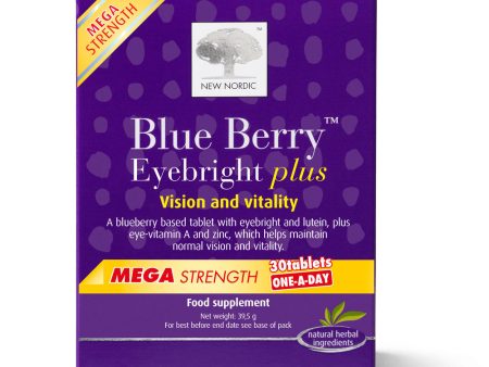 New Nordic Blueberry Mega OAD for vision & vitality 30 Tablets Cheap