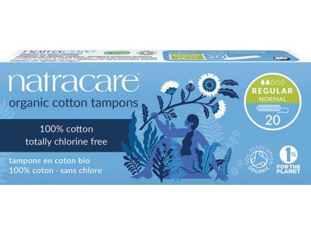 Natracare Organic Non-Applicator Tampons Regular x 20 Sale