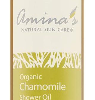 Amina s Natural Skincare Organic Chamomile Shower Oil for Dry to Sensitive Skin 250ml on Sale