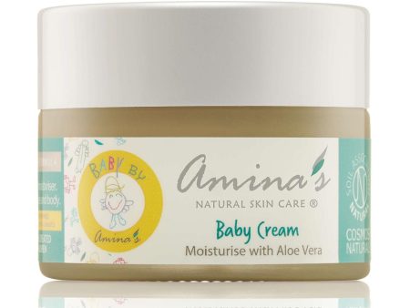 Amina s Natural Skincare Natural Aloe Vera Baby Cream for Face & Body 50ml For Discount