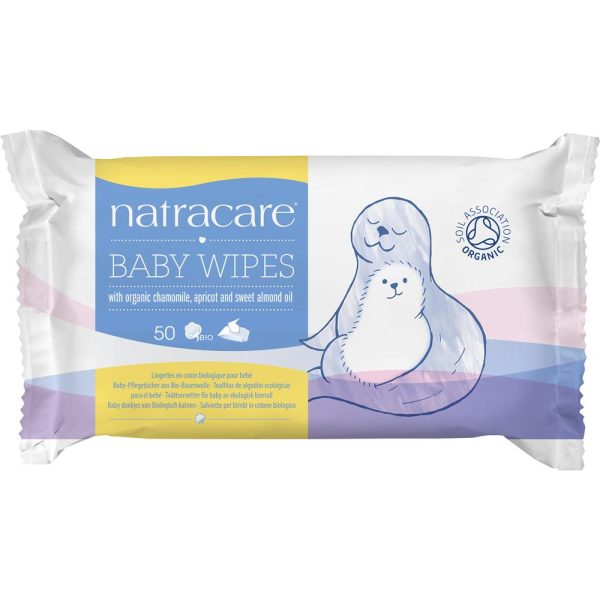 Natracare Organic Baby Wipes x 50 Sale