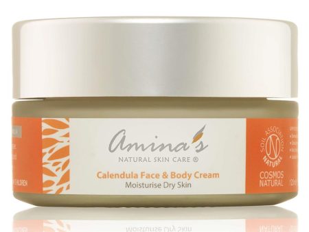 Amina s Natural Skincare Organic Calendula Face & Body for Normal to Dry Skin 120ml on Sale