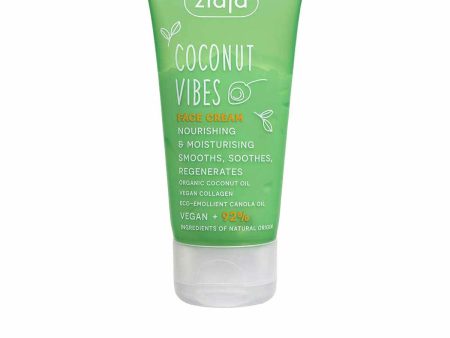 Day Cream Ziaja COCONUT & ORANGE VIBES 50 ml For Cheap