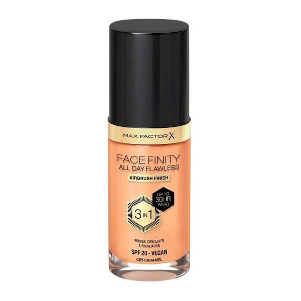 Crème Make-up Base Max Factor Facefinity 3-in-1 Spf 20 Nº 85-caramel 30 ml Hot on Sale