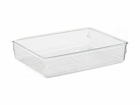 Drawer Organizer Multi-use Transparent Plastic 24 x 5,5 x 15,8 cm (36 Units) Online now