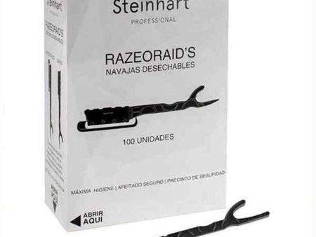 Razor Shells Steinhart Razeoraid s Disposable Black 100 Units (100 uds) Hot on Sale