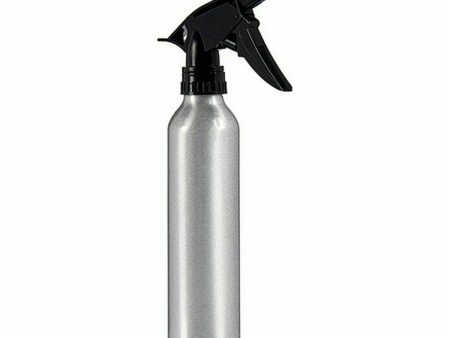 Atomiser Bottle Black Silver Aluminium 300 ml (24 Units) Supply