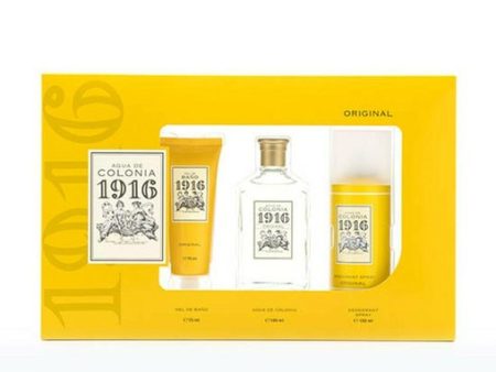 Unisex  Perfume Set Puig Agua de Colonia 1916 3 Pieces on Sale