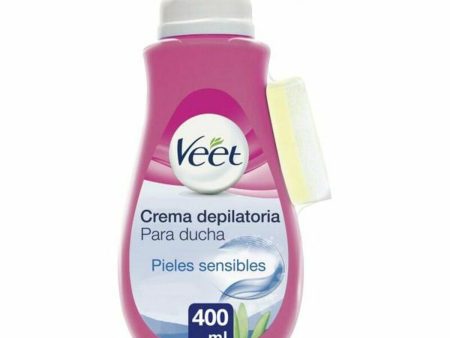 Body Hair Removal Cream Veet Pure Ducha 400 ml For Discount