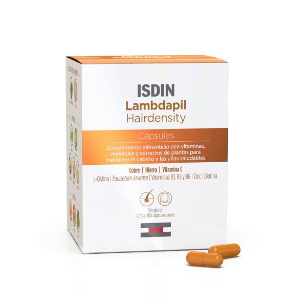 Hair Loss Food Supplement Isdin Lambdapil 180 Capsules Online now