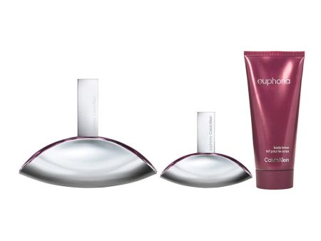 Women s Perfume Set Calvin Klein Euphoria EDP Euphoria 3 Pieces Discount