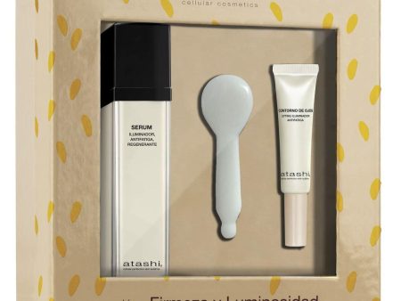 Beauty Kit Atashi Firmeza Y Luminosidad 3 Pieces Fashion