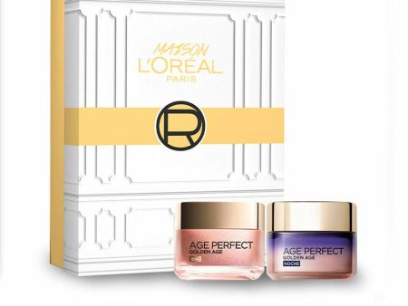 Cosmetic Set L Oreal Make Up Age Perfect Anti-ageing 2 Pieces Discount