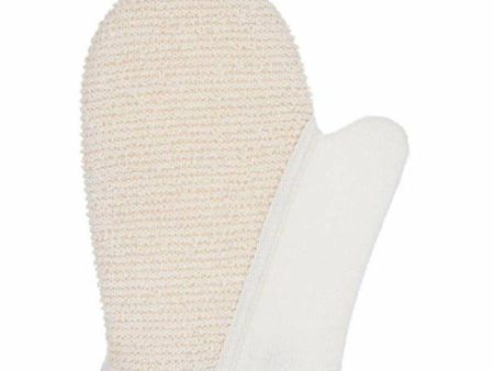 Bath Mitten White Beige (24 Units) Sale