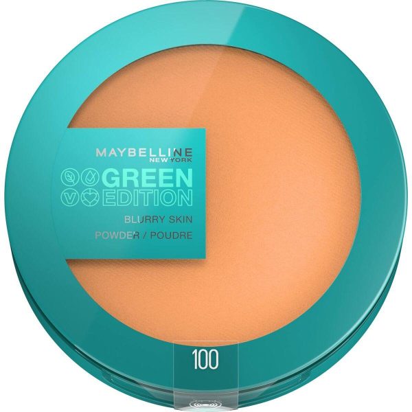 Compact Powders Maybelline Green Edition Nº 100 Softener on Sale