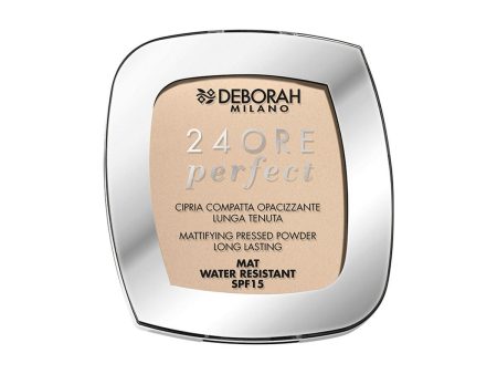 Compact Powders Deborah 24ore Perfect Nº 01 Light Beige Spf 15 Fashion