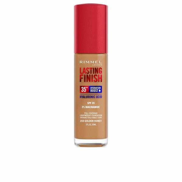 Crème Make-up Base Rimmel London Lasting Finish Nº 350 Golden Honey Spf 20 30 ml Online Sale