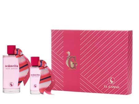 Women s Perfume Set El Ganso EDT Señorita Mon Amour 2 Pieces on Sale