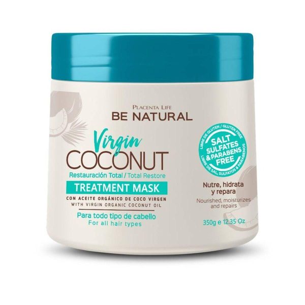 Restorative Hair Mask Be Natural Virgin Coconut 350 ml on Sale