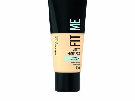 Crème Make-up Base Maybelline Fit Me Poreless Nº 110 30 ml Online