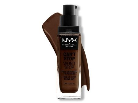 Crème Make-up Base NYX Can t Stop Won t Stop Deep Ebony 30 ml on Sale