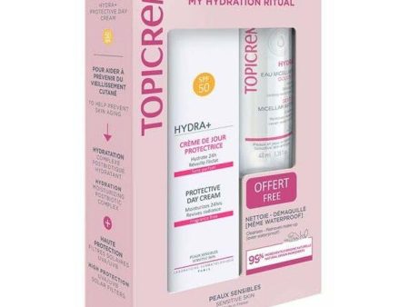 Cosmetic Set Topicrem Crema Día Protectora Lote 2 Pieces For Cheap