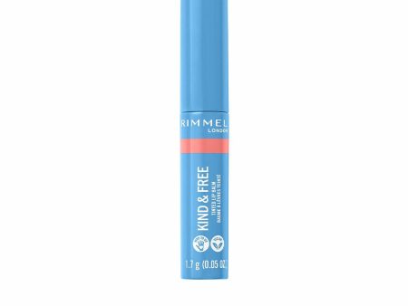 Coloured Lip Balm Rimmel London Kind & Free Nº 004-hibiscus blaze (1,7 g) Sale