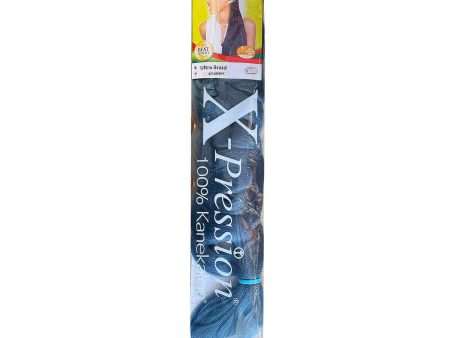 Hair extensions X-Pression Pression Stormy Blue Synthetic Online Sale