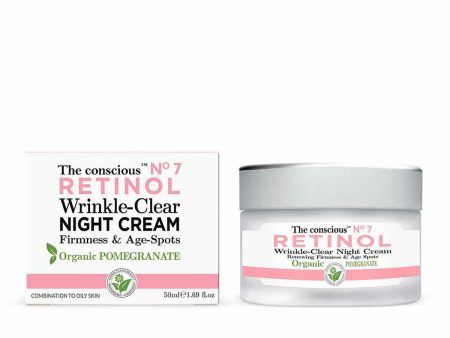 Anti-Wrinkle Night Cream The Conscious Retinol Pomegranate 50 ml Cheap