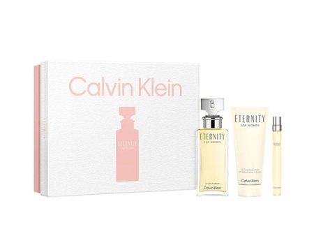 Women s Perfume Set Calvin Klein Eternity EDP 3 Pieces Online now