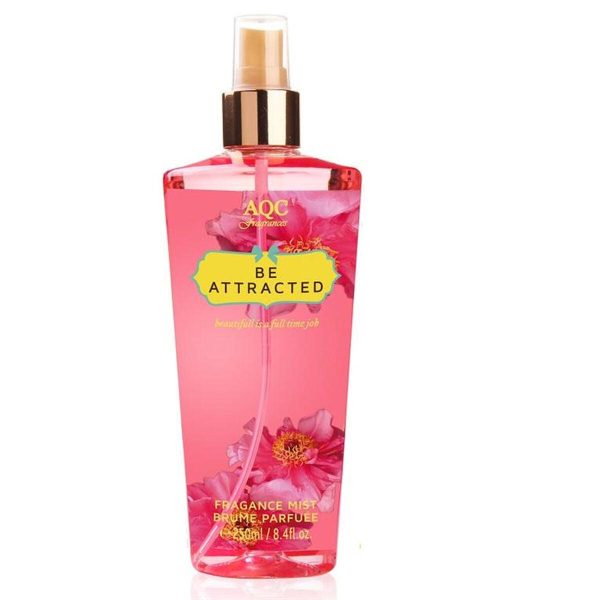 Body Spray AQC Fragrances   Be Attracted 250 ml For Sale