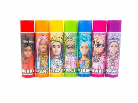 Coloured Lip Balm Barbie Children s 7 Pieces Discount