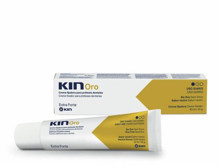 Denture Plate Fixing Cream Kin Kin Oro 40 ml Extra strong Sale