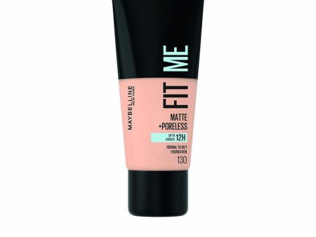 Crème Make-up Base Maybelline Fit Me Poreless Nº 130 30 ml Sale