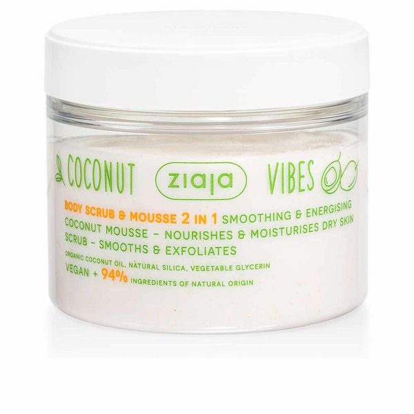 Body Exfoliator Ziaja Coconut & Orange Vibes 270 ml Mousse Hot on Sale