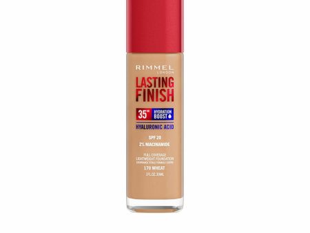 Crème Make-up Base Rimmel London Lasting Finish Nº 170 Wheat Spf 20 30 ml For Sale