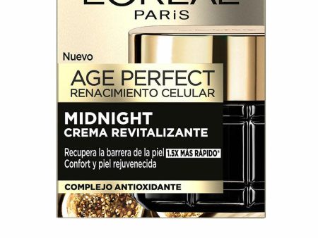 Anti-Ageing Night Cream L Oreal Make Up Age Perfect Revitalising 50 ml For Discount