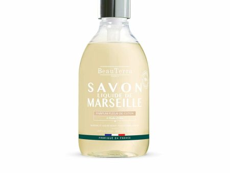 Liquid Soap Beauterra Savon de Marseille Cotton flower 300 ml on Sale