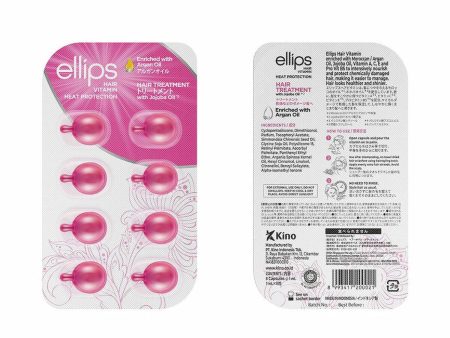 Vitamins Ellips Hair Treatment Tablets Thermoprotective Argan Oil Online Sale