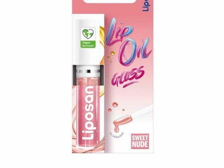 Coloured Lip Balm Liposan Lip Oil Gloss Sweet Nude 5,5 ml Sale