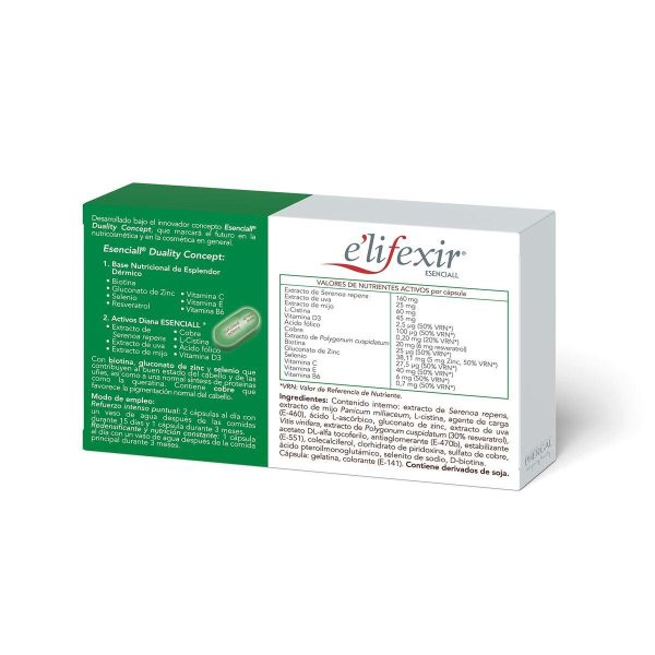 Anti-Hair Loss Treatment Elifexir Esenciall Capsules x 30 Online