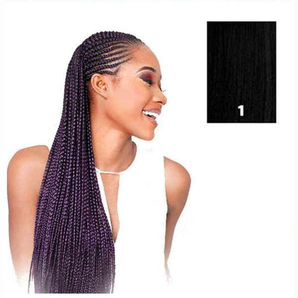 Hair extensions X-Pression   Black Synthetic 208,28 cm pelo sintetico Nº 1 Discount